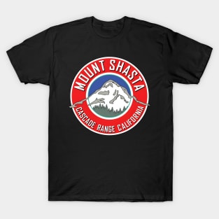 SKIING MOUNT SHASTA CALIFORNIA T-Shirt